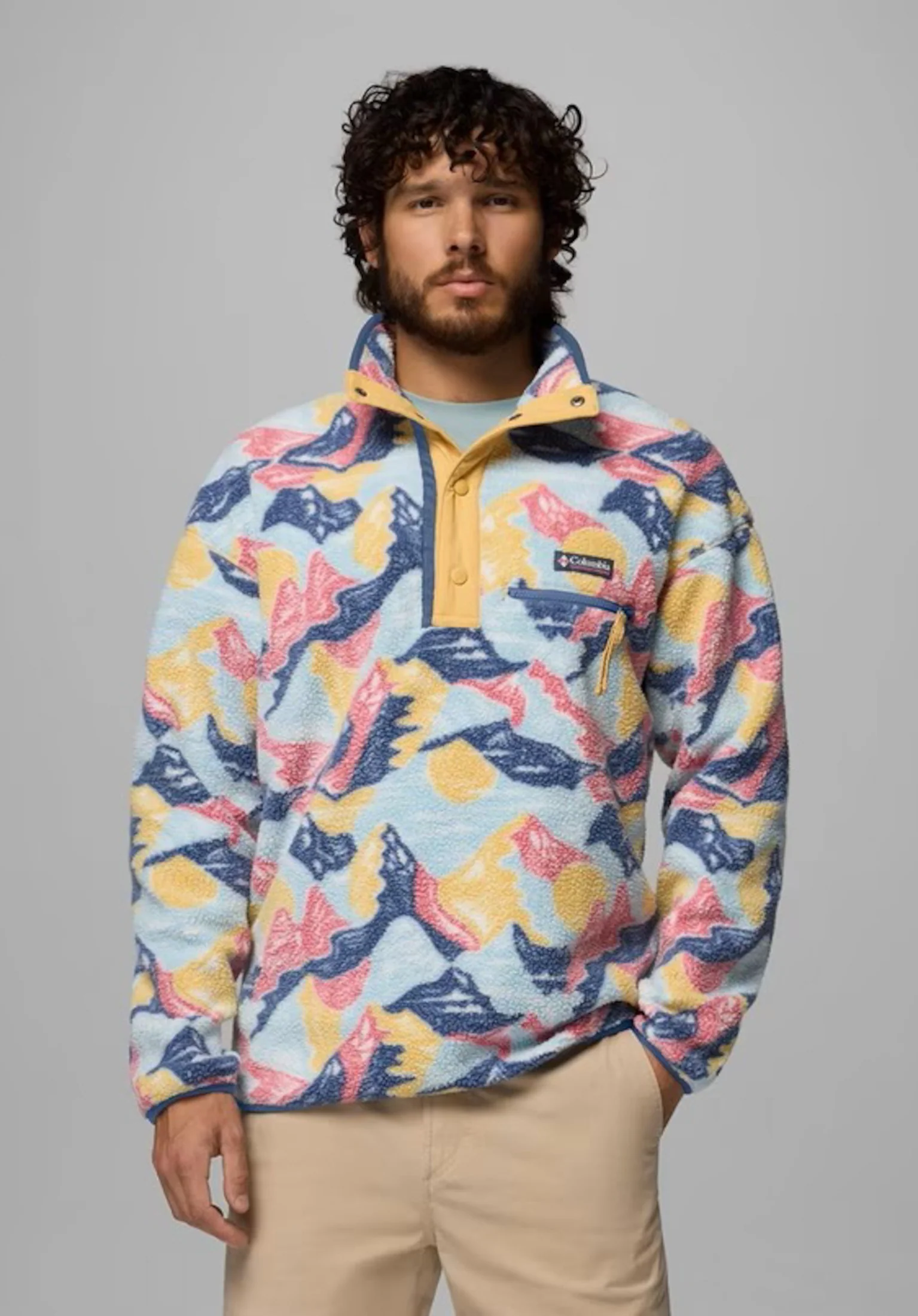 Helvetia II Printed Half Snap Fleece