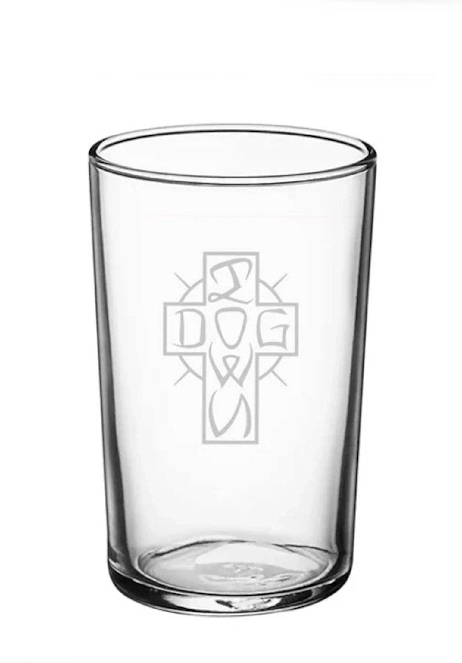 Ese Cross Double Shot Glass 5oz
