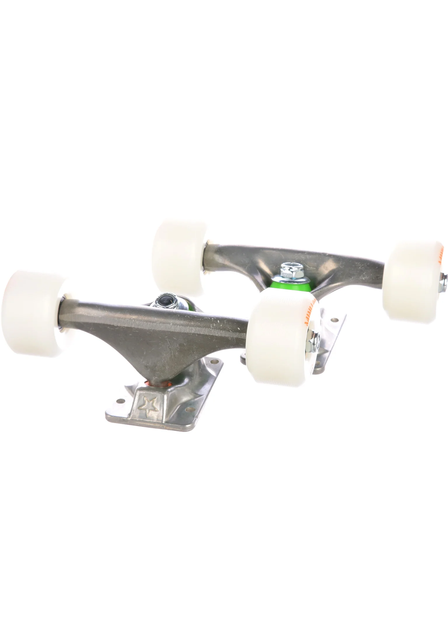7.13 white A-Cut Wheels 90A Set of 2
