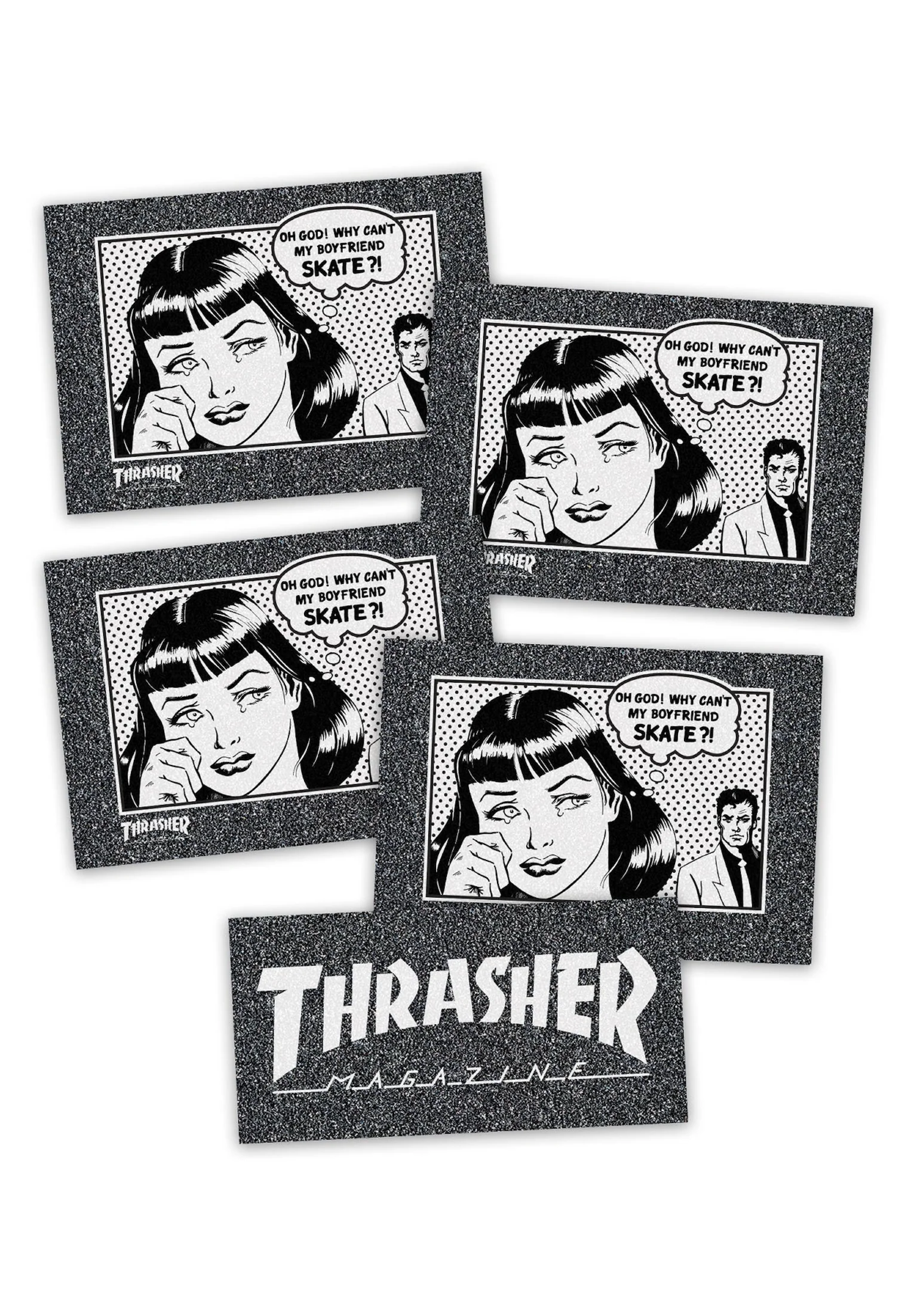 Thrasher Boyfriend Grip Strips 5-Bag