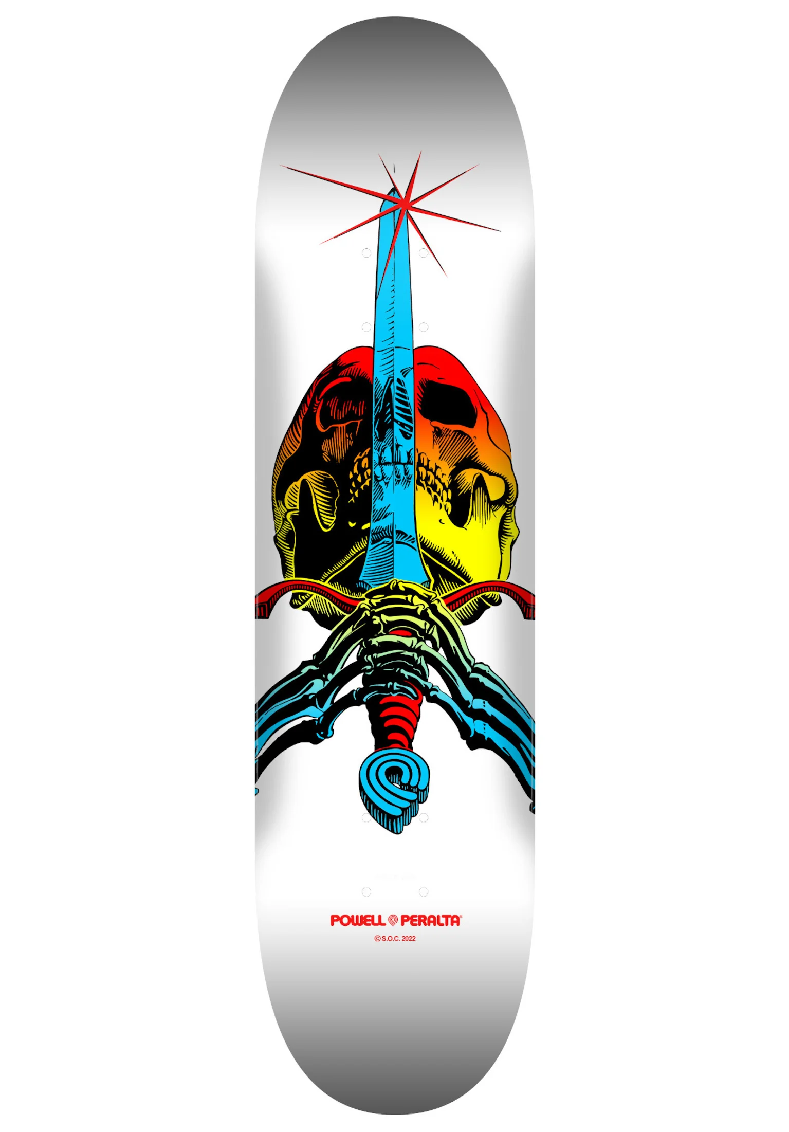 Skull & Sword Fade Popsicle