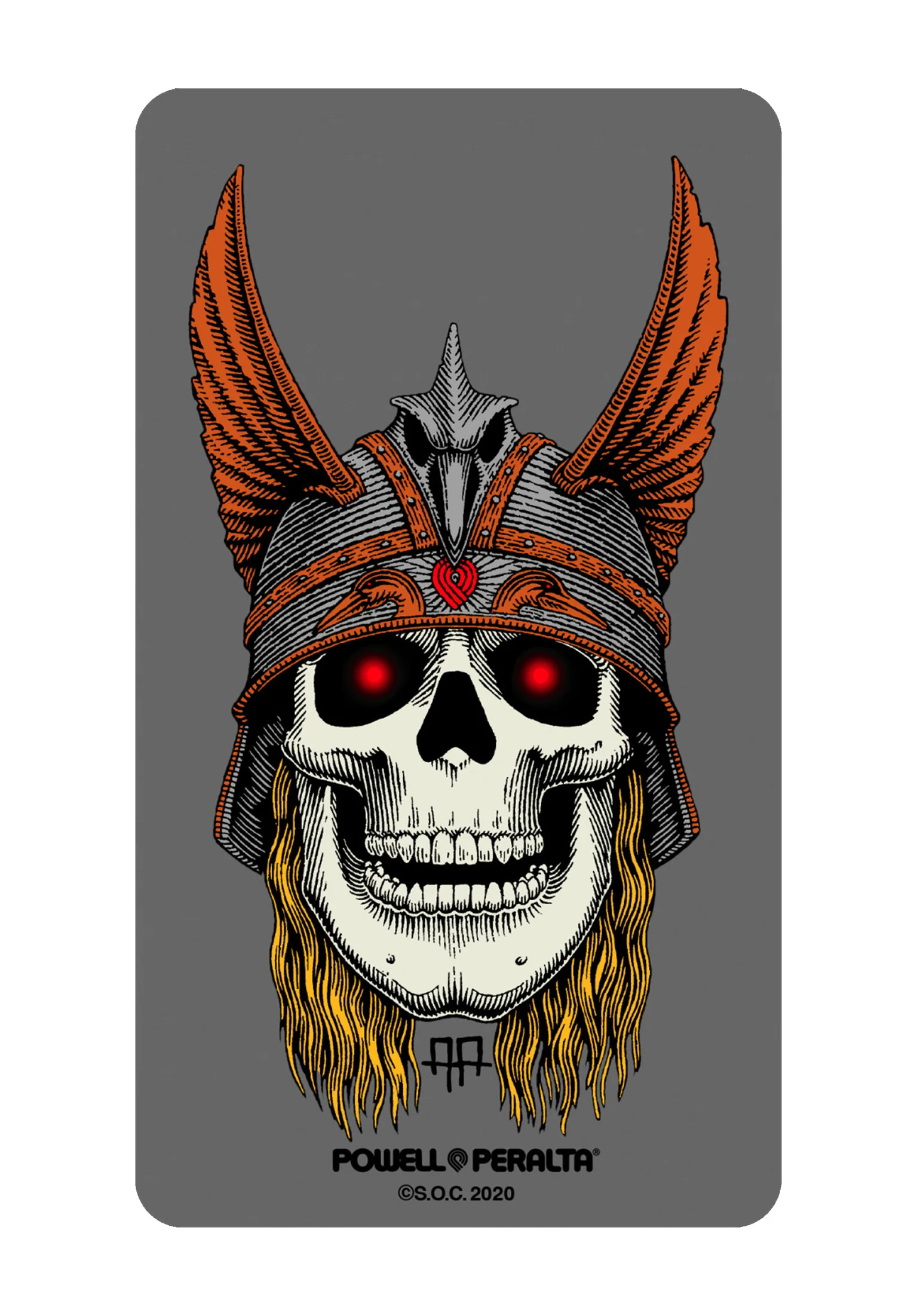 Andy Anderson Skull 3" Sticker