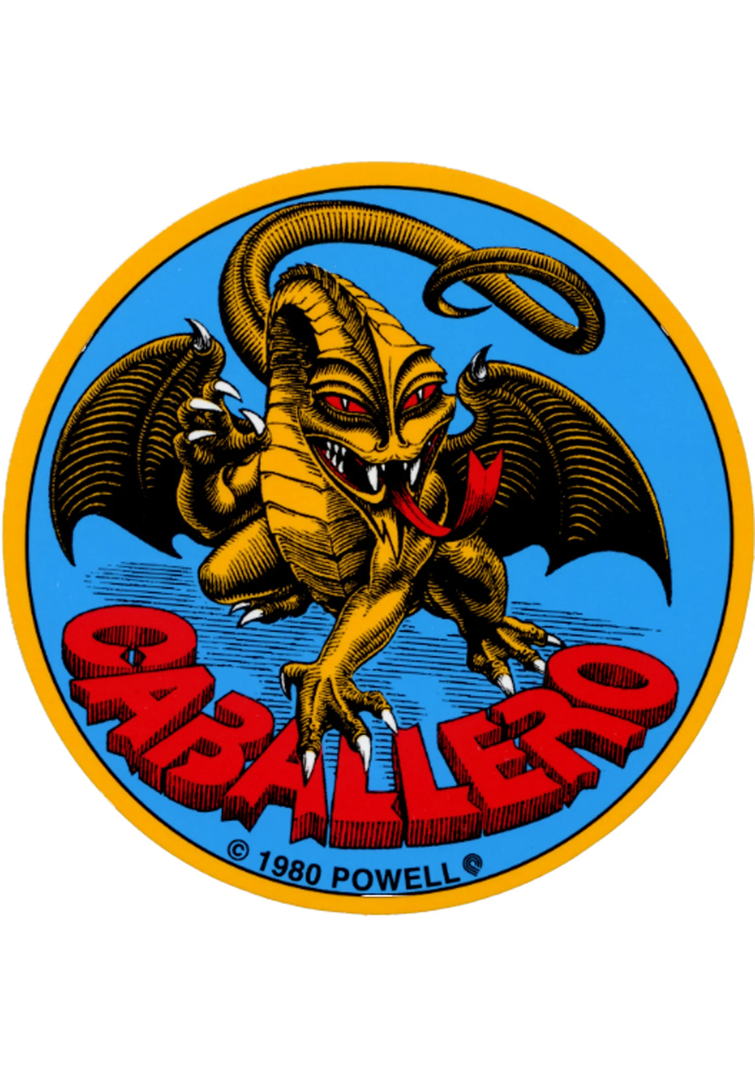 Cab Original Dragon 3.5" Sticker