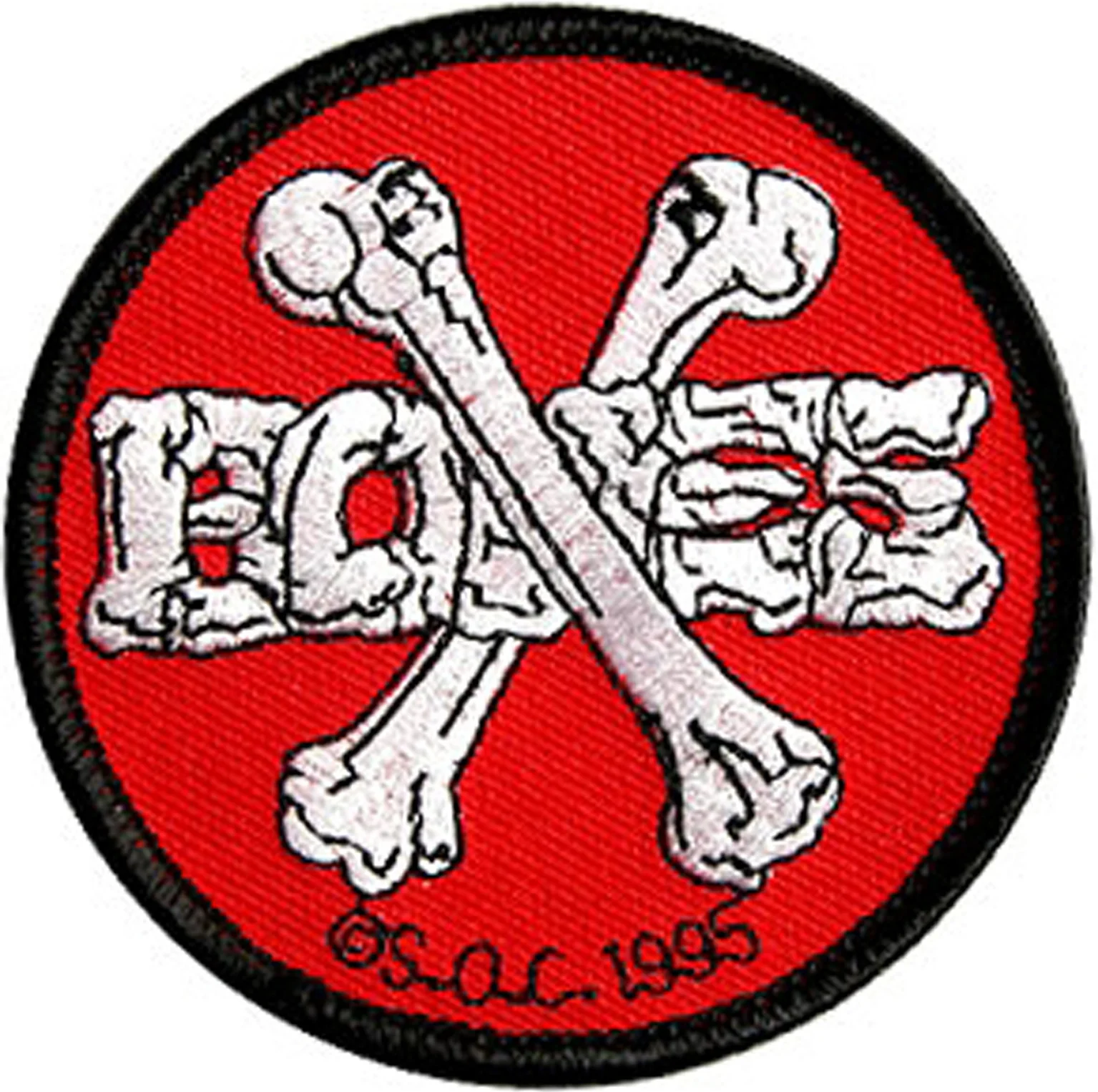 Cross Bones 3.5" Patch