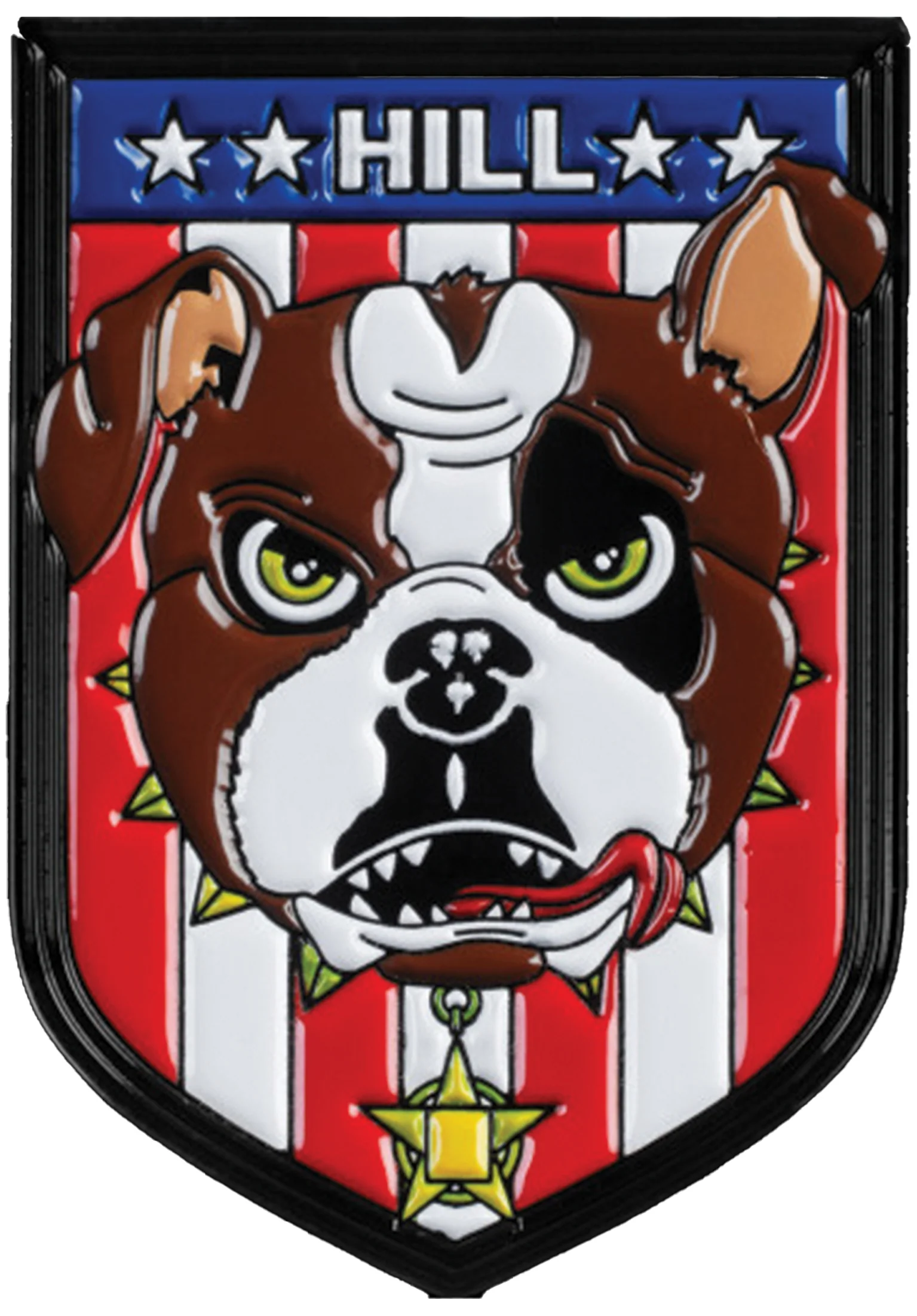 Franky Hill Bulldog Lapel Pin