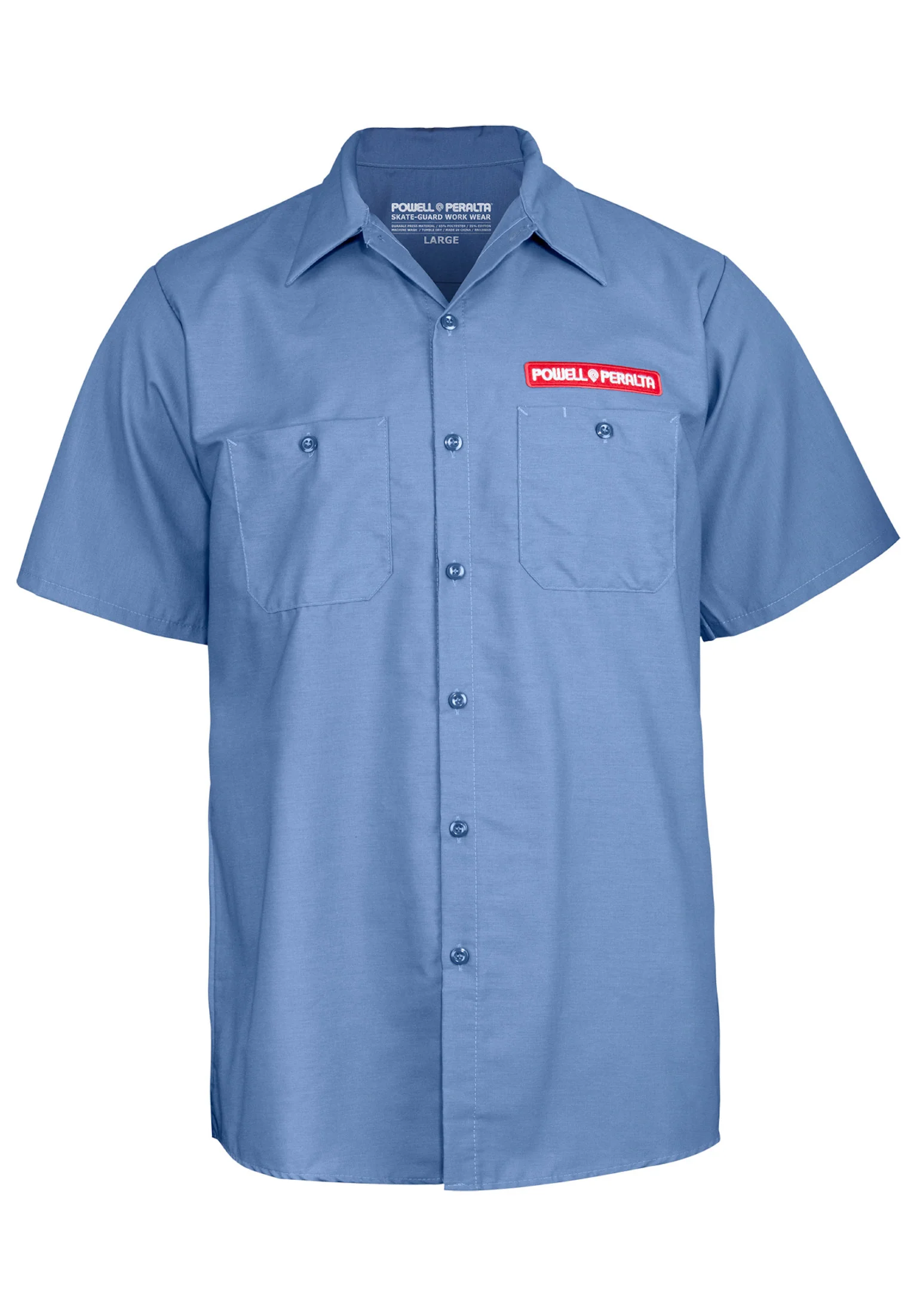 Skateboard Skeleton Work Shirt - Image 2
