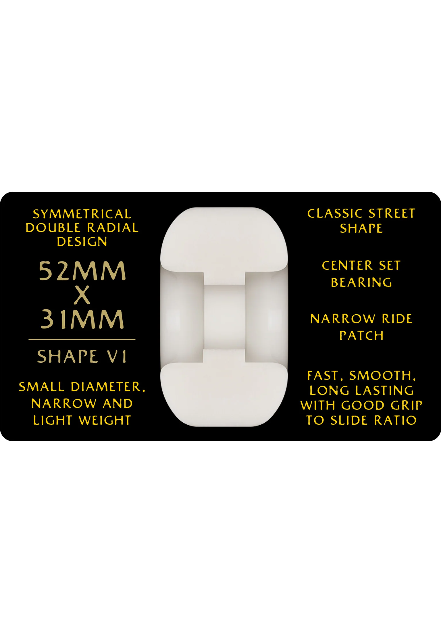 Dragons 95A V1 Symmetrical Narrow Ride - Image 2
