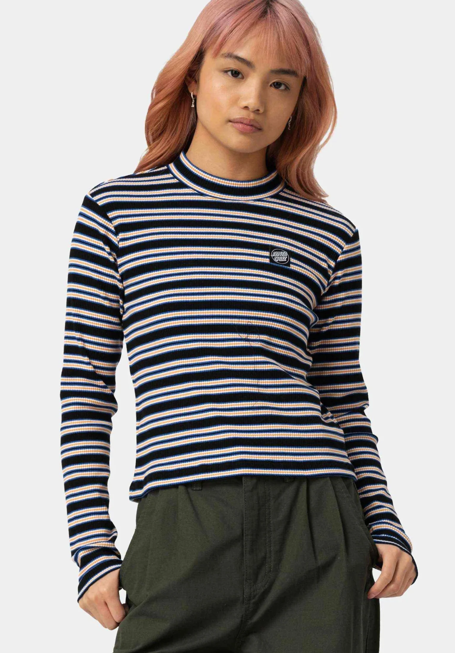 Opus Dot Mock Neck