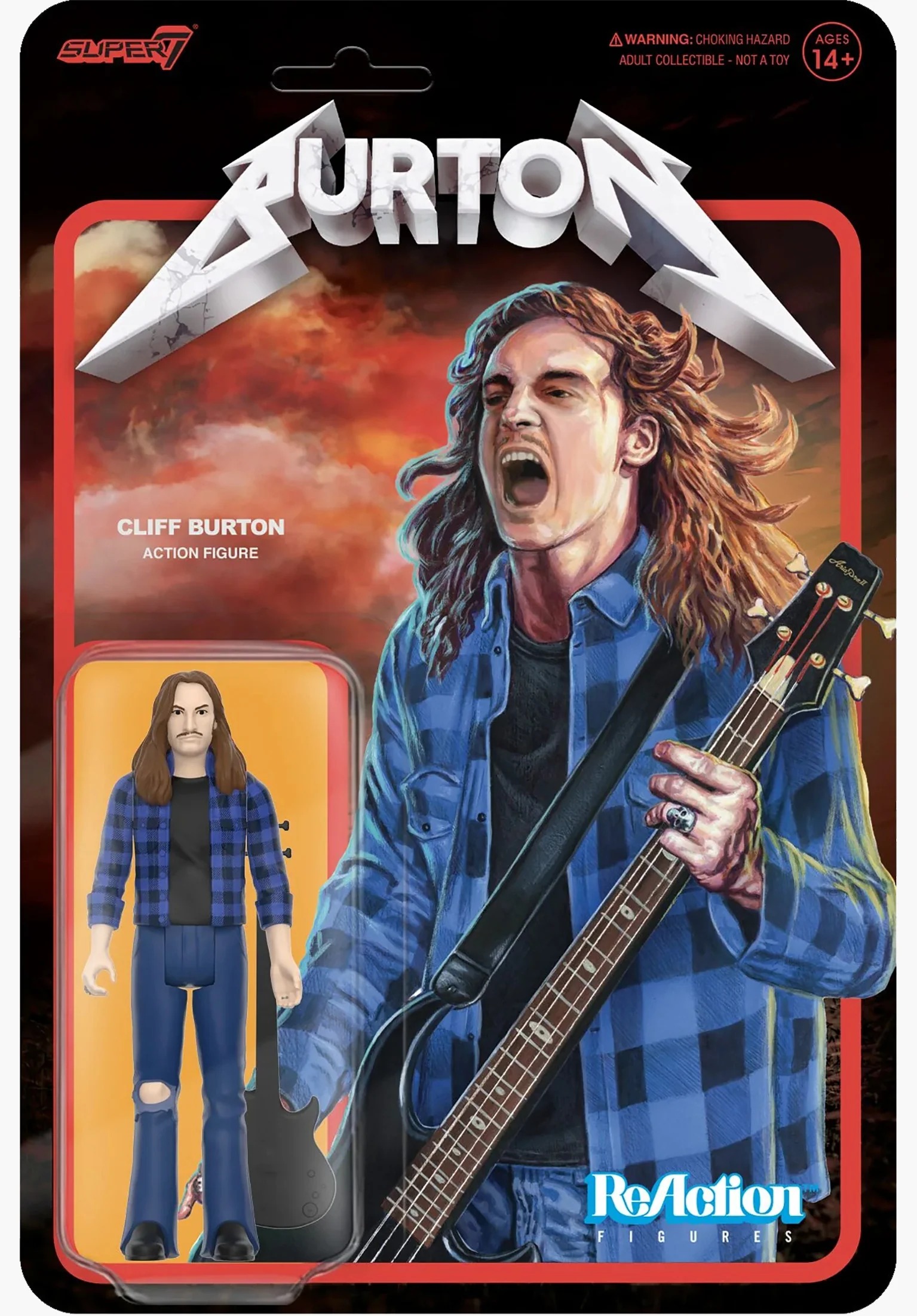 Cliff Burton ReAction Figures - Cliff Burton (Flan