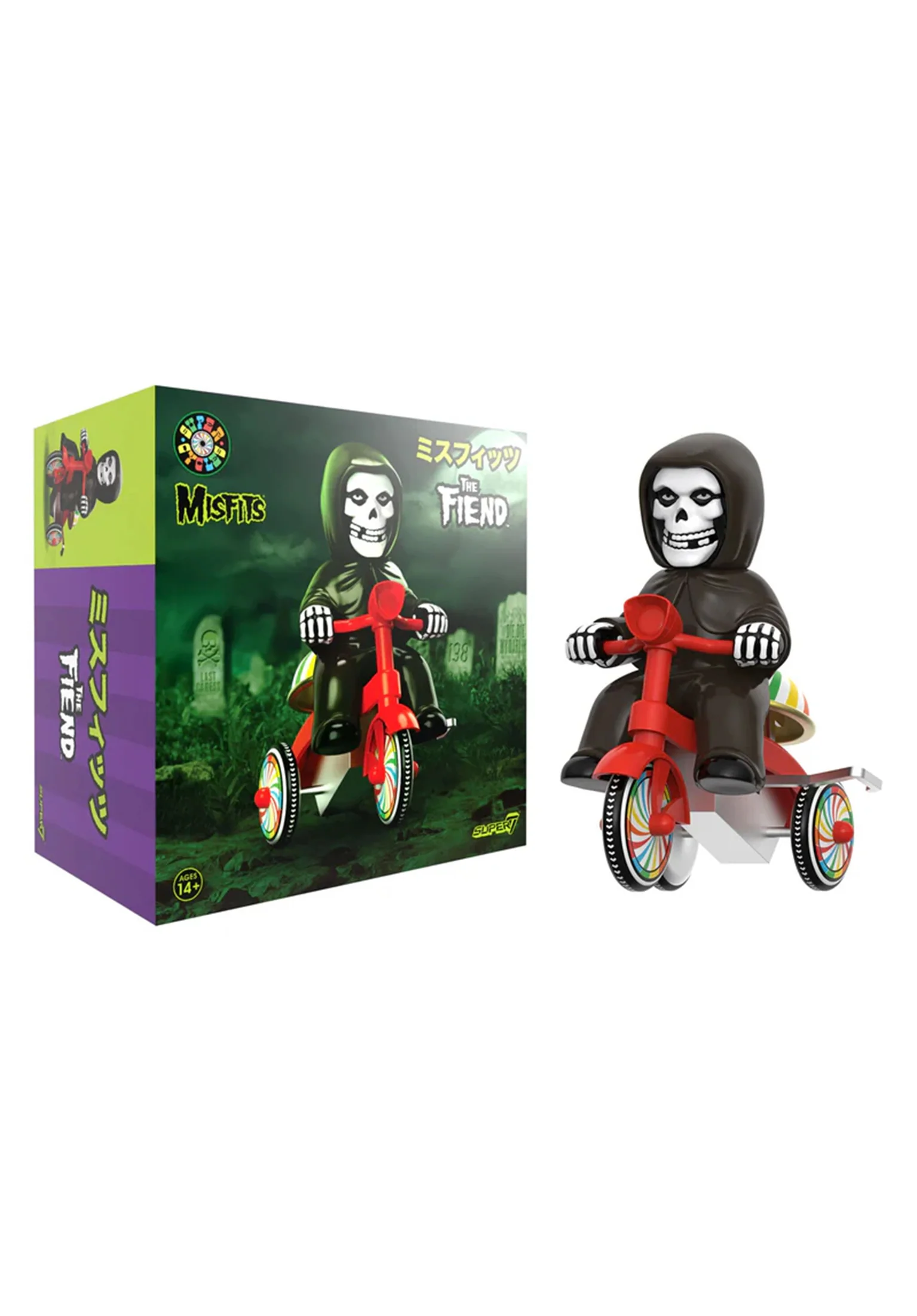 Misfits Super Cycles - Fiend (Black w/ Red Trike)