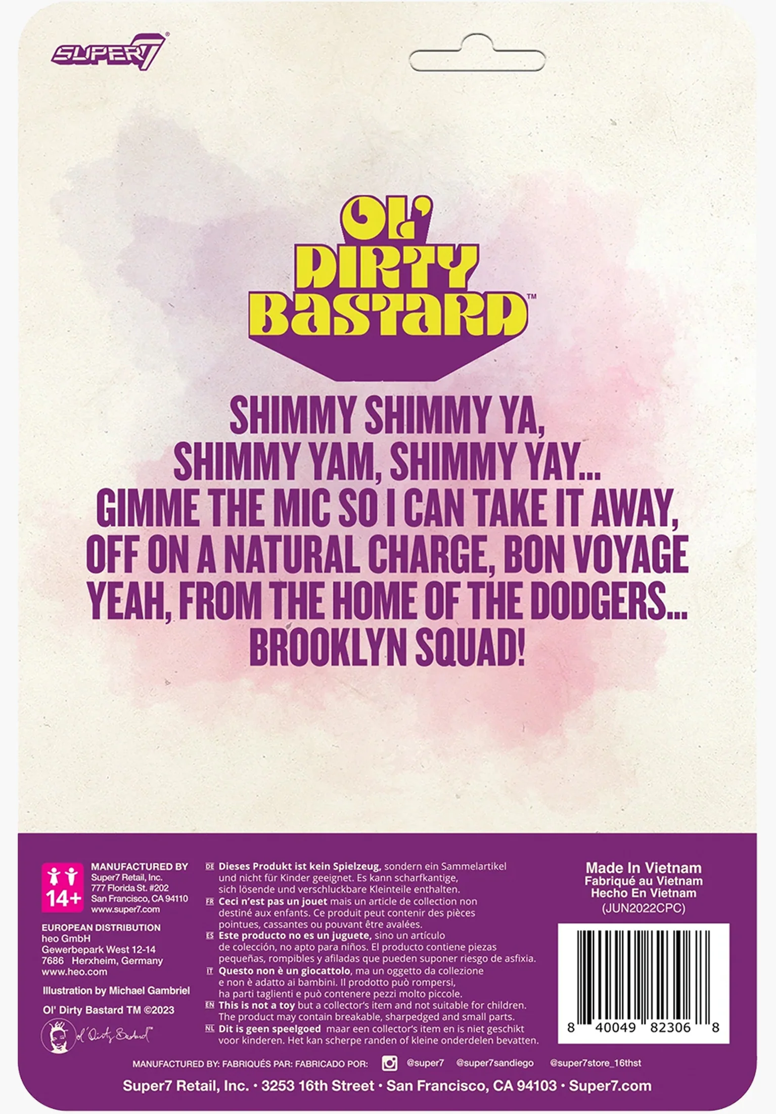 ODB ReAction Figure Wave 3 ODB Shimmy Shimmy Ya - Image 4