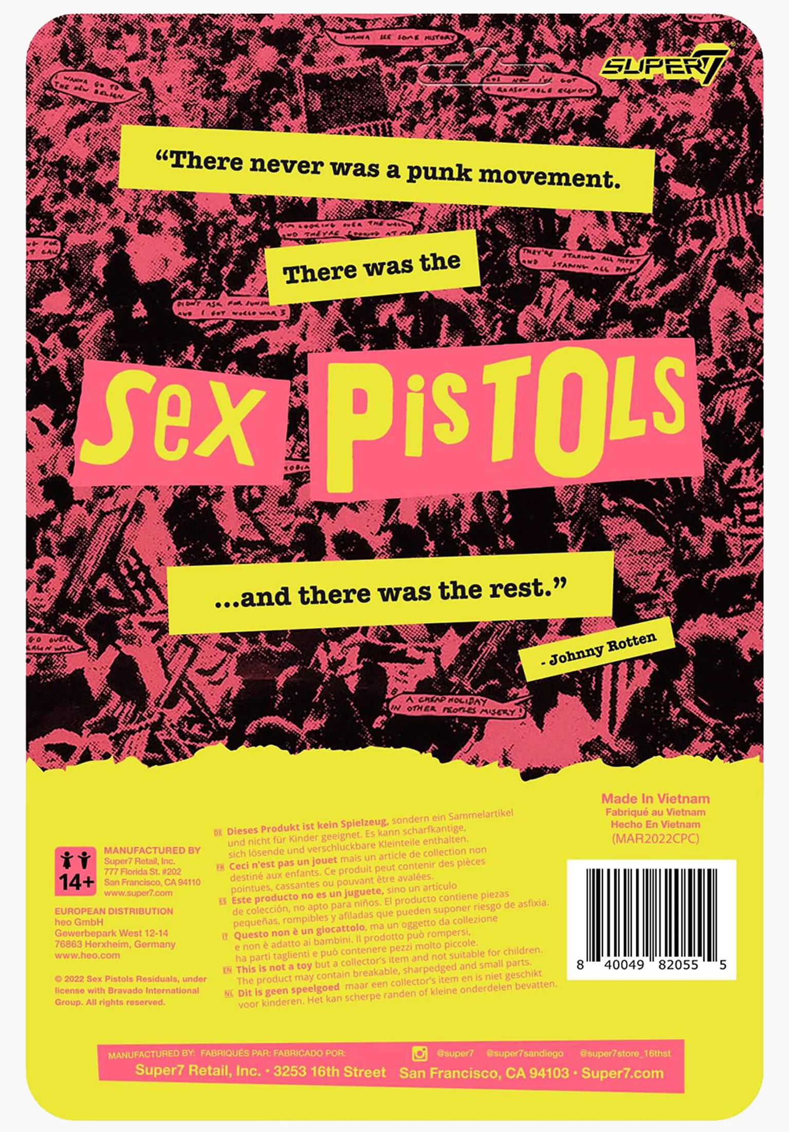 Sex Pistols ReAction Figure Wave 1 Sid Vicious - Image 3