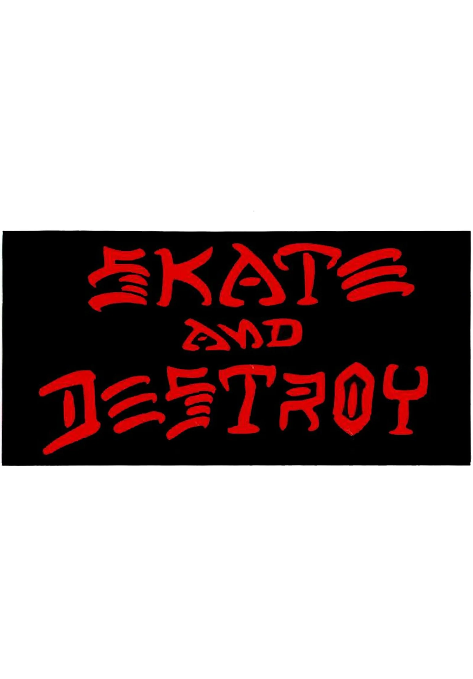 Skate & Destroy Sticker Large