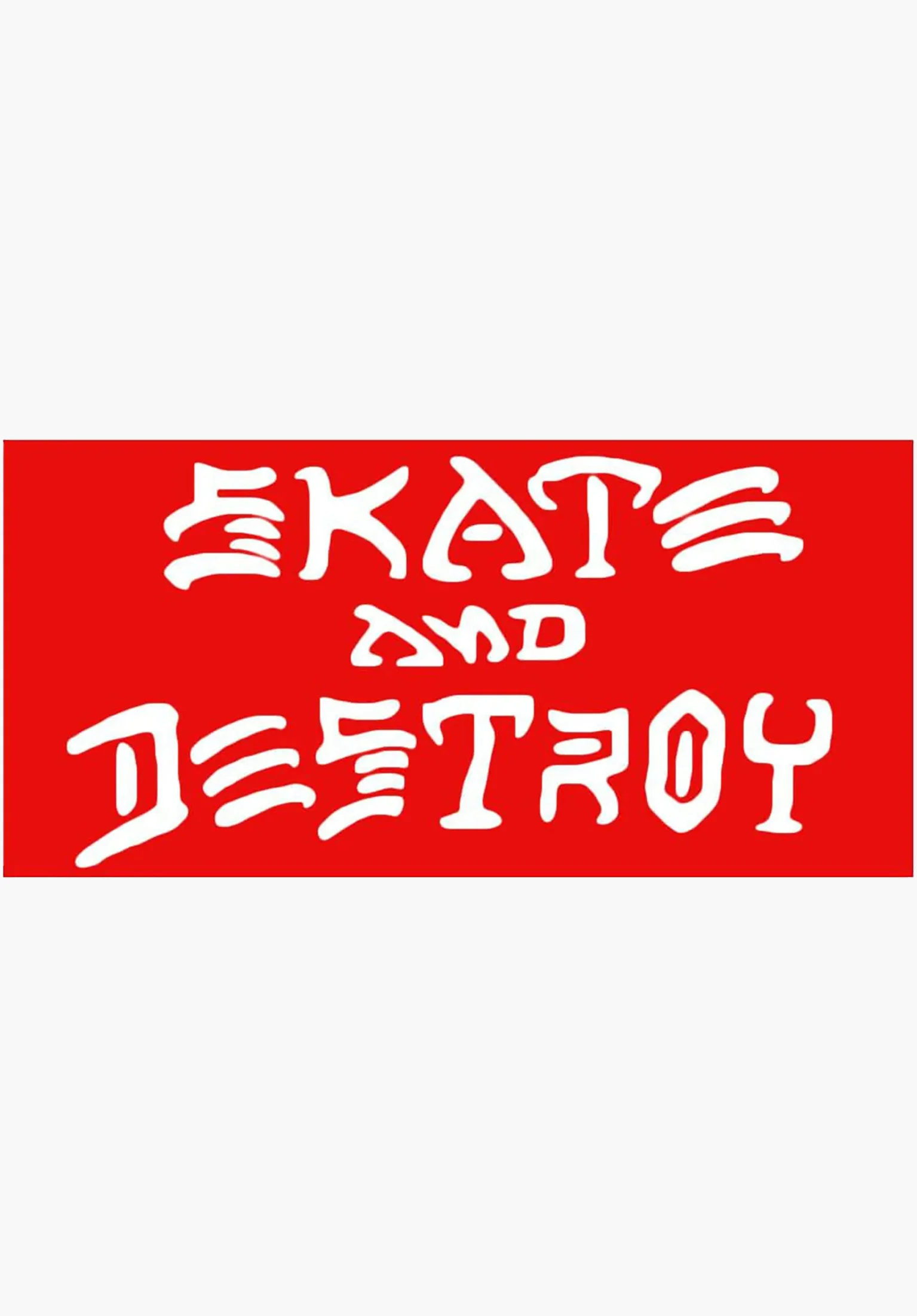 Skate & Destroy Sticker Large