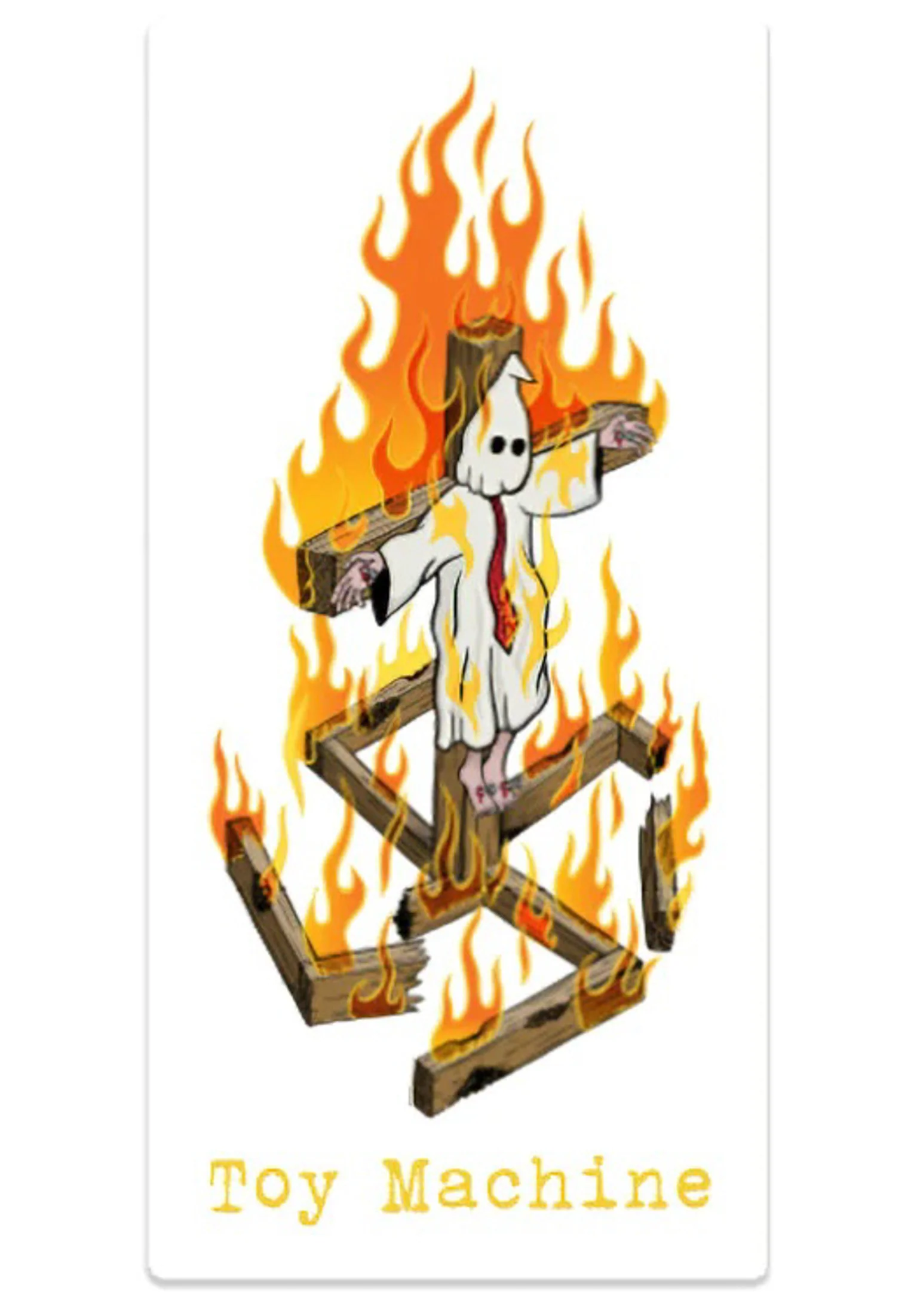 Charred Cross Sticker