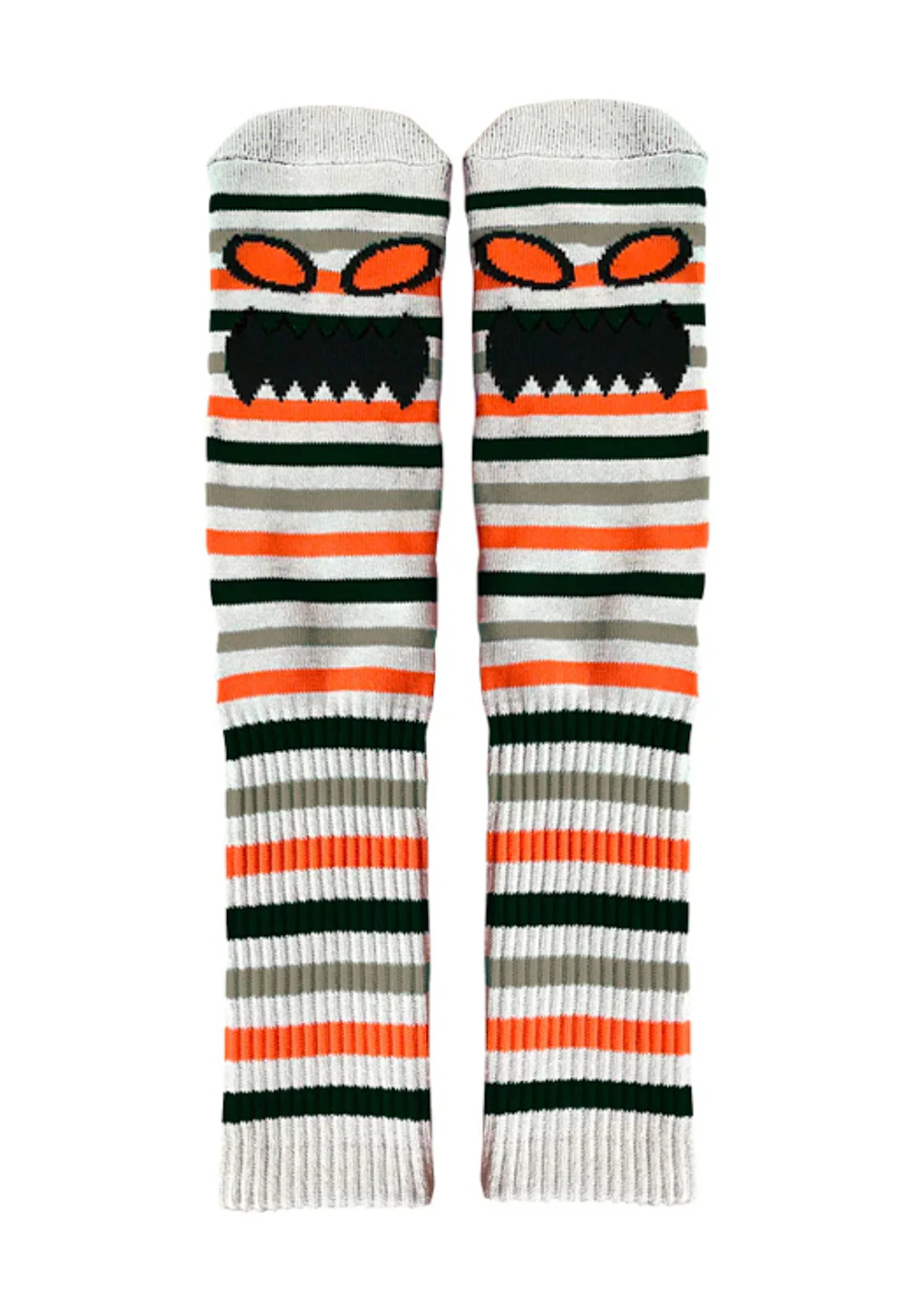 Monster Face Mini Stripes Crew