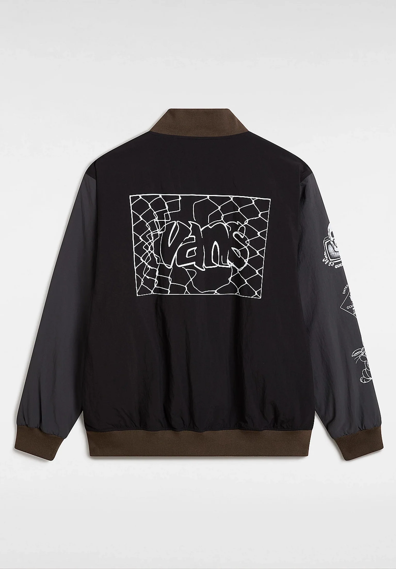 Crazy Eddy Baseball Jacket - Image 2