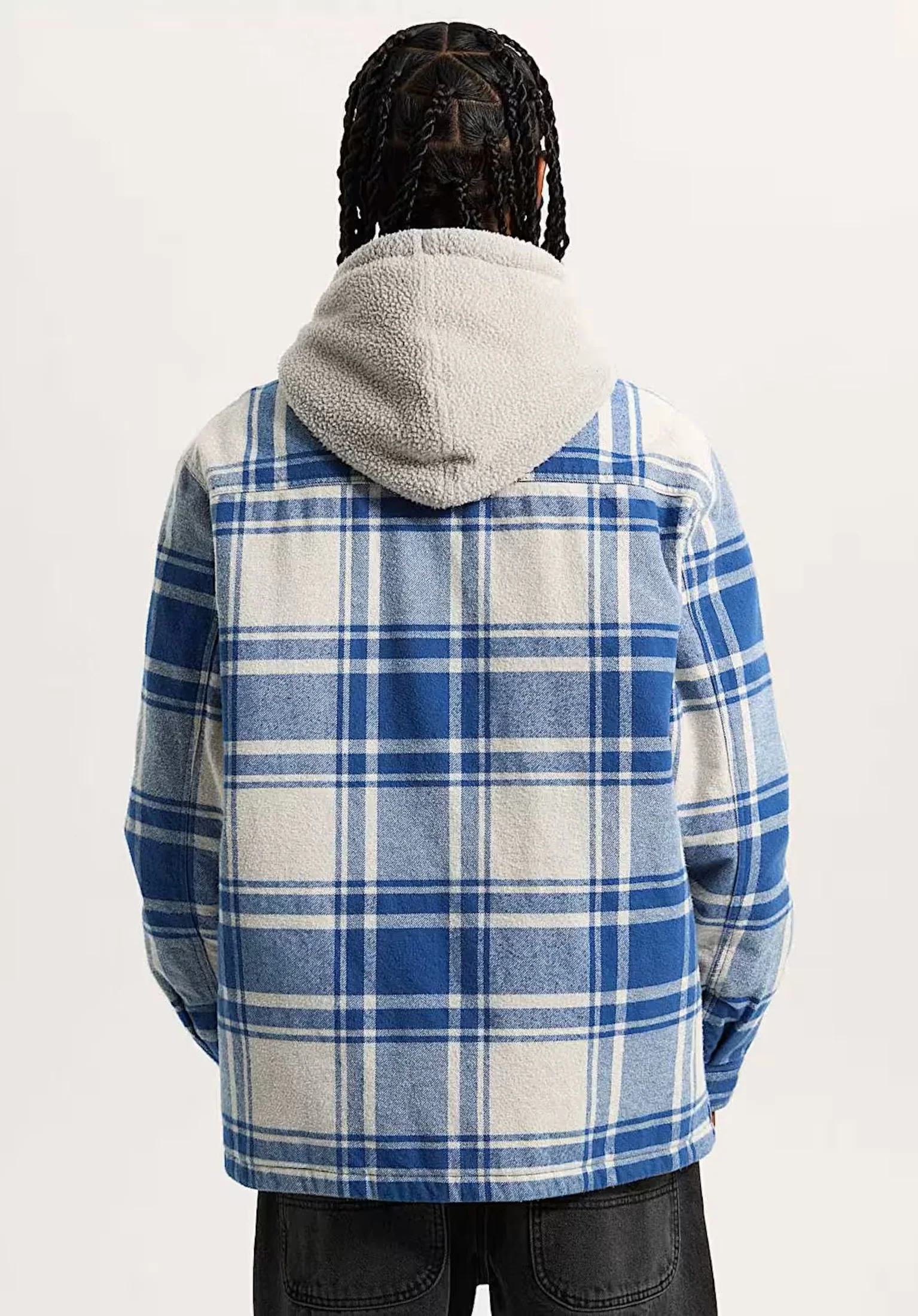 Piedmont Hooded Plaid Shacket - Image 2