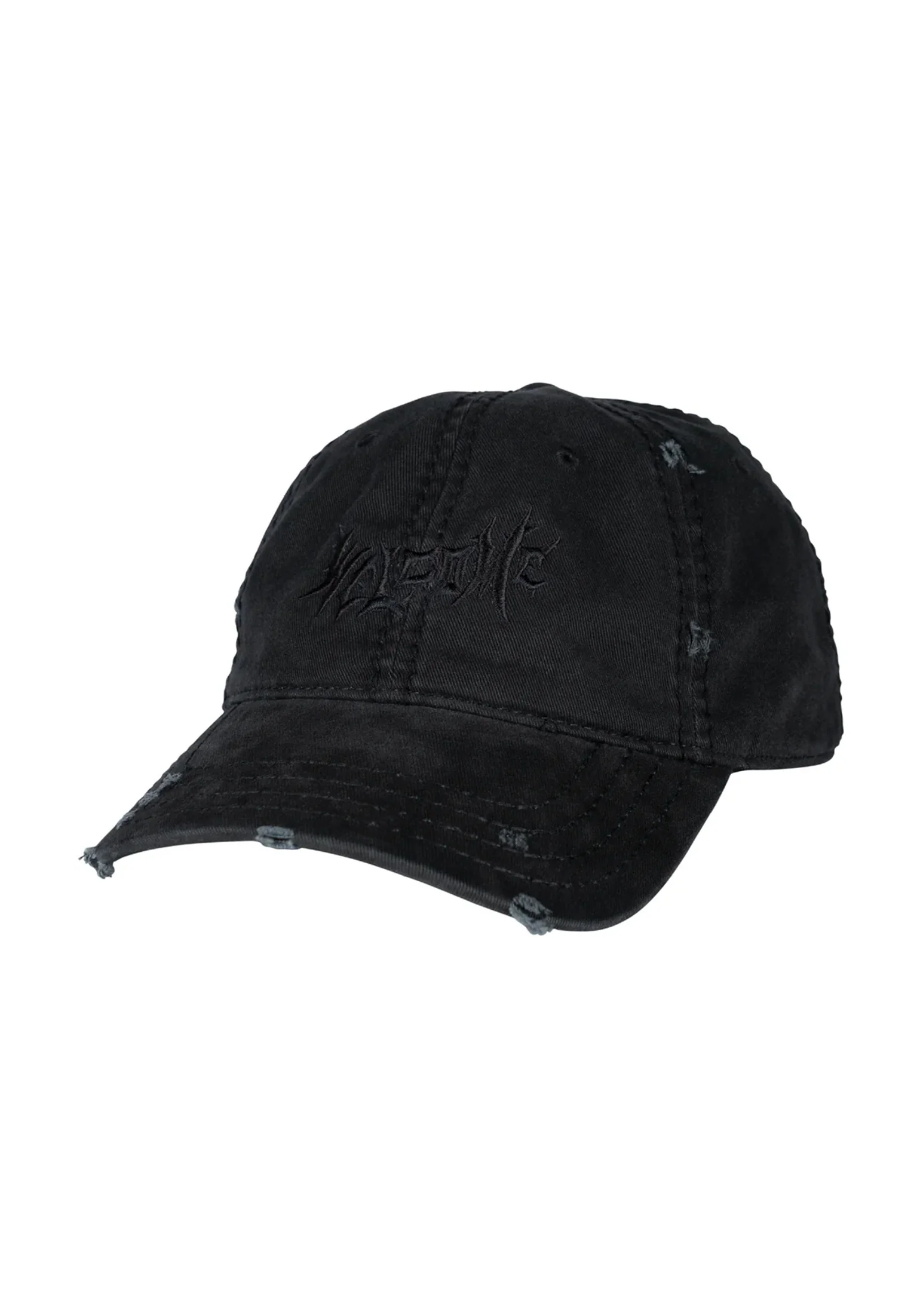 Distressed Vamp Embroidered 6-Panel Twill Unstruct