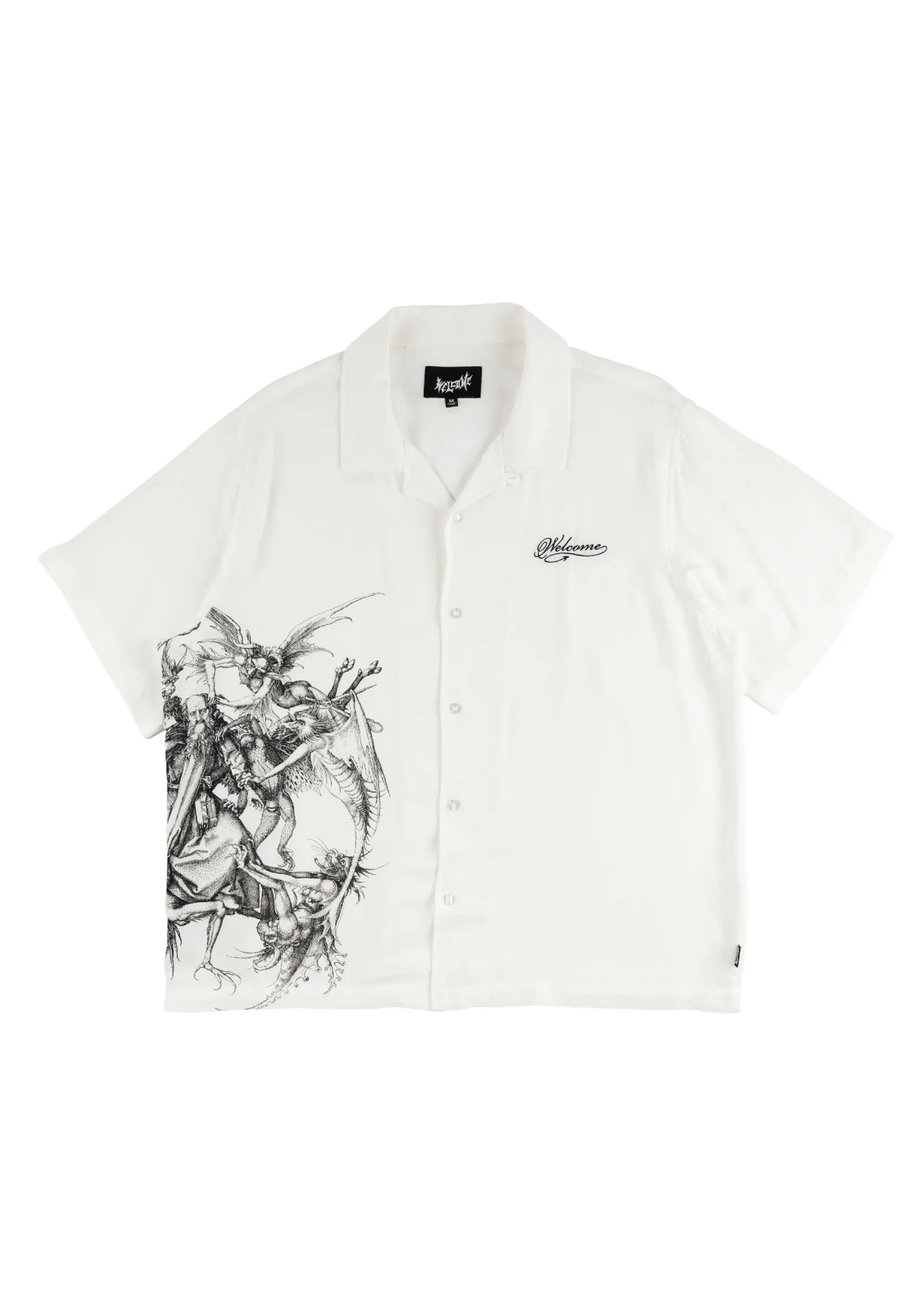 Torment printed linen